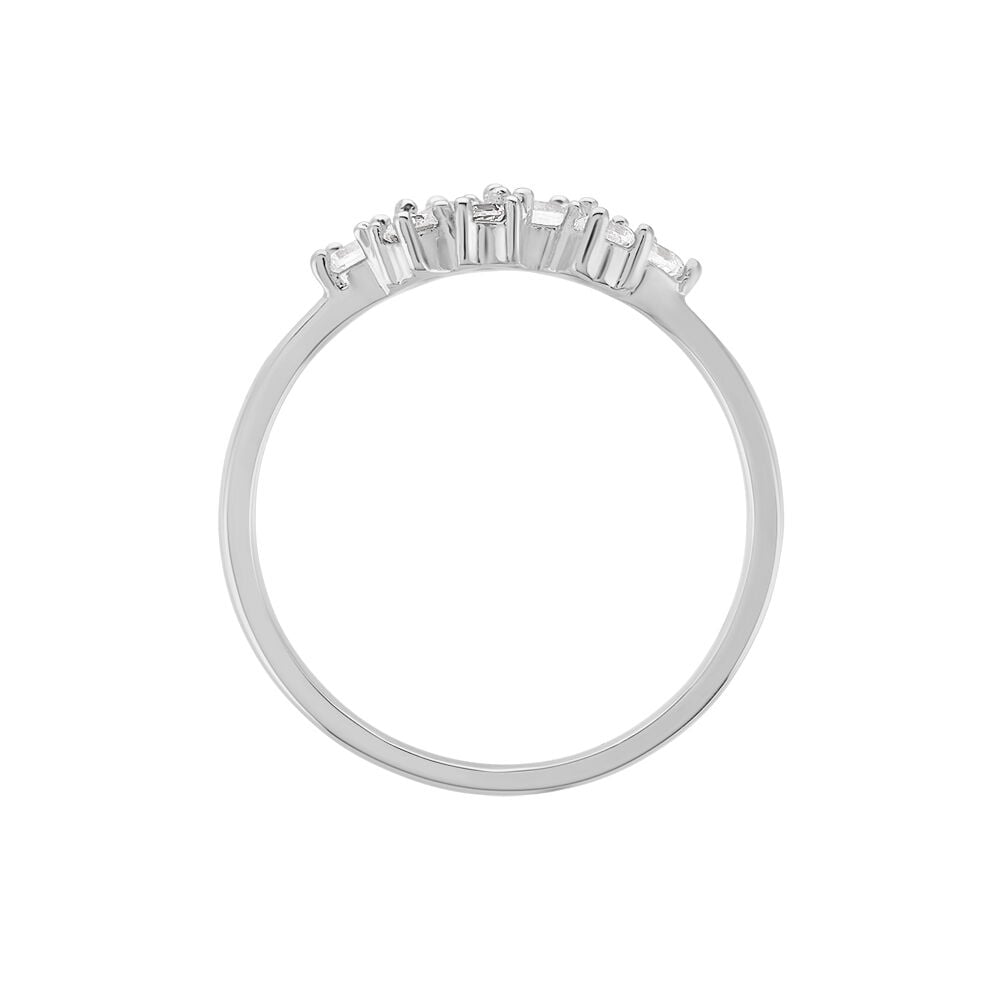 Bague Eden Argent Blanc Oxyde De Zirconium - Bijoux fantaisie Femme | Marc Orian