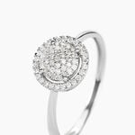 Bague Soleil D'hiver Or Blanc Diamant Divers - Bagues pierres pr&eacute;cieuses Femme | Marc Orian