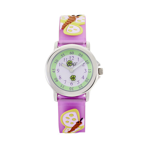 Montre Upp Papillon Vert Et Parme - Montres Enfant | Marc Orian