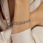Bracelet Cadia Acier Blanc - Bracelets mailles Homme | Marc Orian