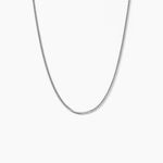 Cha&icirc;ne Clementine Argent Blanc - Colliers fantaisie Unisex | Marc Orian