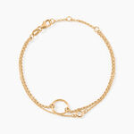 Bracelet Flo Plaqu&eacute; Or Jaune Oxyde De Zirconium - Bracelets cha&icirc;nes Femme | Marc Orian
