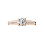 Bague Kate Or Rose Diamant - Parures de mariage Femme | Marc Orian