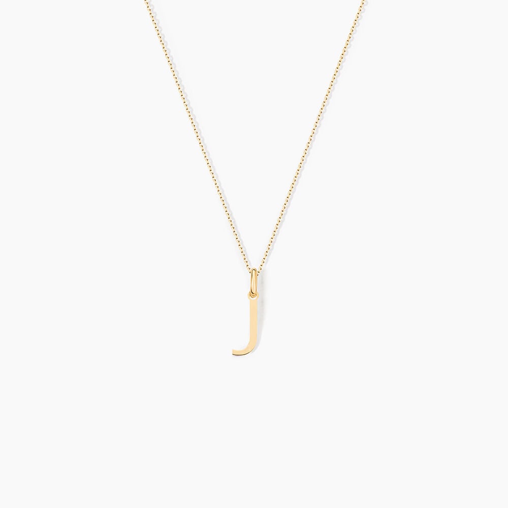 Pendentif Ionia Lettre Or Jaune - Pendentifs Famille | Marc Orian
