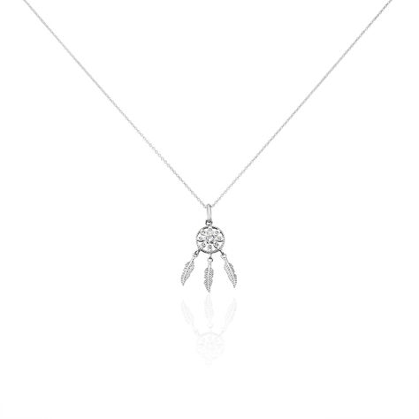 Collier Ioannina Argent Blanc Oxyde De Zirconium - Colliers avec pierres Femme | Marc Orian