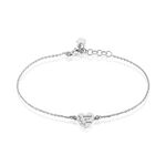 Bracelet Aemilia Argent Blanc - Bracelets fantaisie Femme | Marc Orian