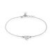 Bracelet Aemilia Argent Blanc - Bracelets chaînes Femme | Marc Orian