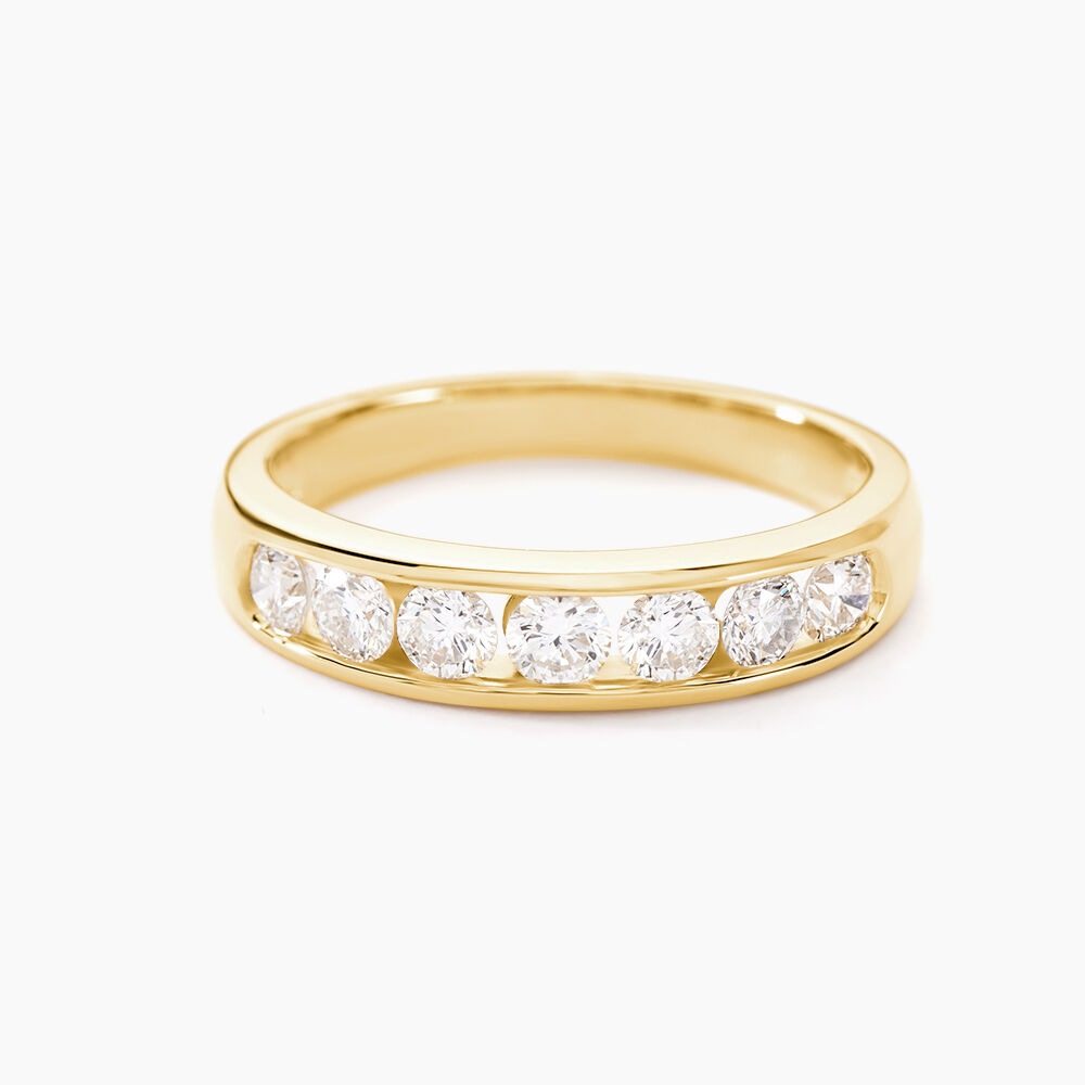 Alliance Giulia Or Jaune Diamant - Alliances avec pierres Femme | Marc Orian