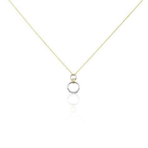 Collier Or Bicolore Nioline Diamant - Colliers avec pierres Femme | Marc Orian