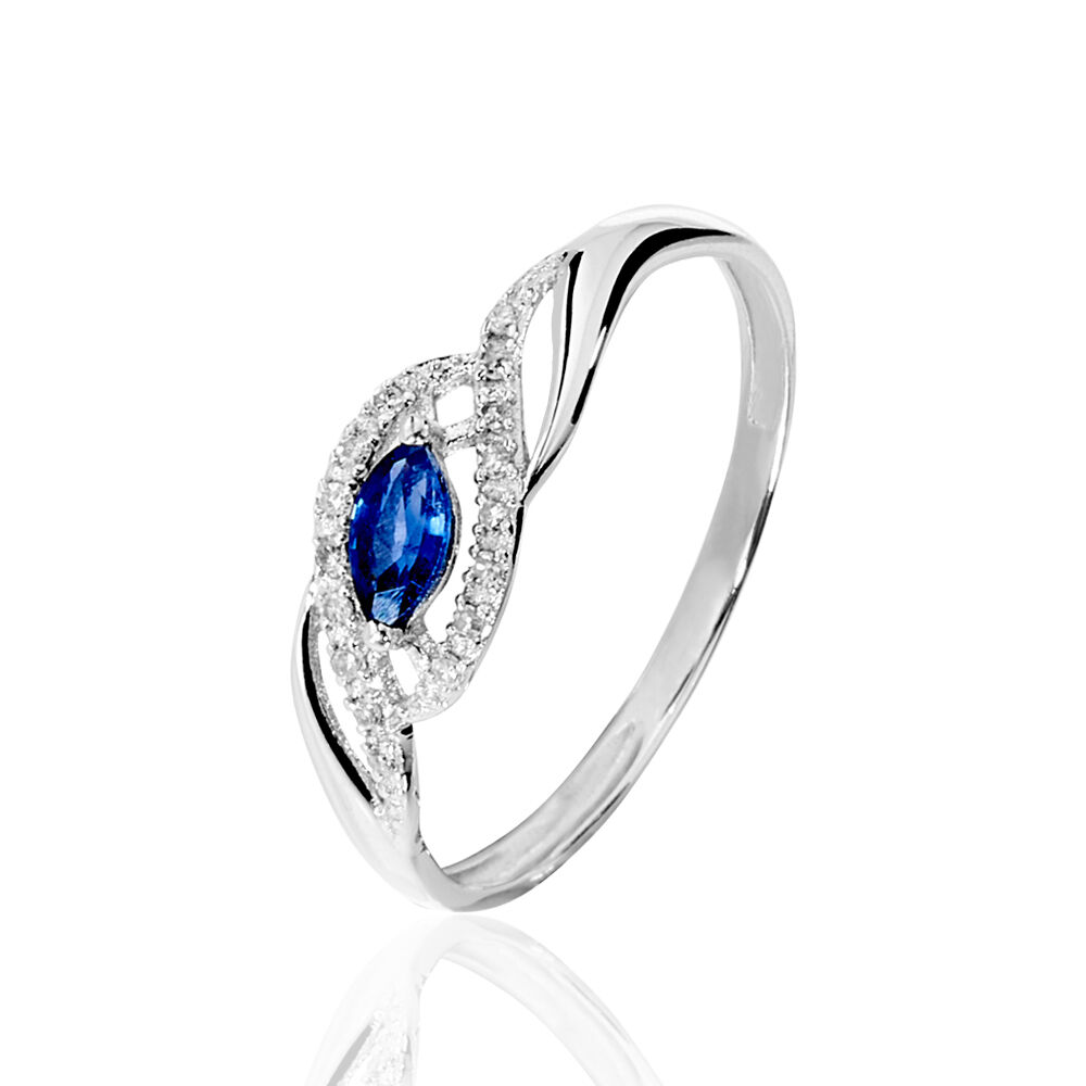 Bague fiancaille femme clearance saphir