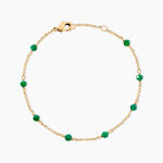 Bracelet Calliope Plaqu&eacute; Or Dor&eacute; Agate - Bracelets fantaisie Femme | Marc Orian