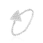 Bague Zelda Argent Blanc Oxyde De Zirconium - Bijoux fantaisie Femme | Marc Orian