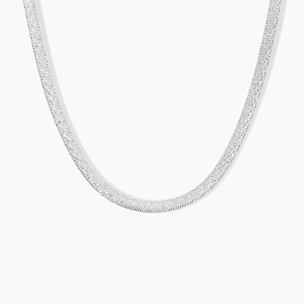 Collier Zoubeida Argent Blanc - Chaines Femme | Marc Orian