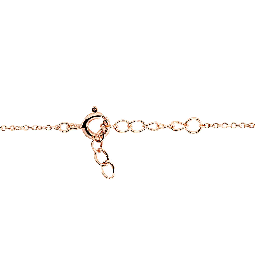 Bracelet Collin Argent Rose Oxyde De Zirconium - Bracelets chaînes Femme | Marc Orian