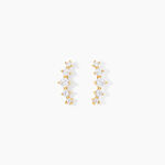 Boucles D'Oreilles Puces Illumia Or Jaune Oxyde De Zirconium - Puces Femme | Marc Orian