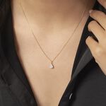 Collier Goutte Or Jaune Oxyde De Zirconium - Colliers avec pierres Femme | Marc Orian