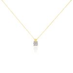 Collier Kate Or Blanc Diamant Synth&eacute;tique - Colliers avec pierres Femme | Marc Orian