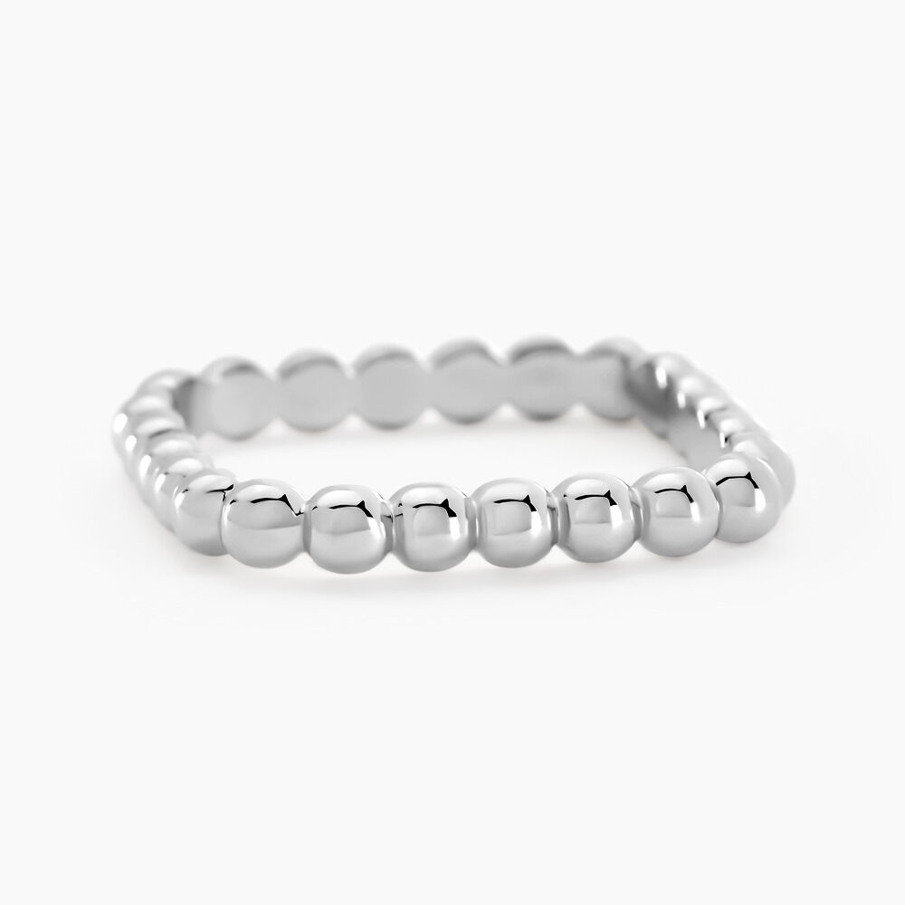 Bague Ocean Argent Blanc - Bijoux fantaisie Femme | Marc Orian