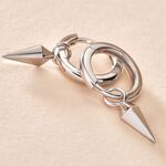 Cr&eacute;oles Trana Argent Blanc - Boucles d'oreilles pampille Femme | Marc Orian