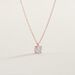Collier Solitaire Argent Rose Lylwenn Oxyde De Zirconium - Colliers solitaires Femme | Marc Orian