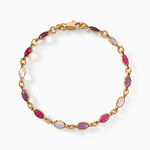 Bracelet Ilvaae Plaqu&eacute; Or Jaune Pierre De Synthese - Bracelets fantaisie Femme | Marc Orian