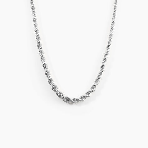 Chaine Cordelia Maille Corde Or Blanc - Chaines Femme | Marc Orian