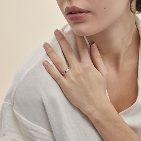 Bague Daphne Or Blanc Diamant - Bagues fiançailles Femme | Marc Orian