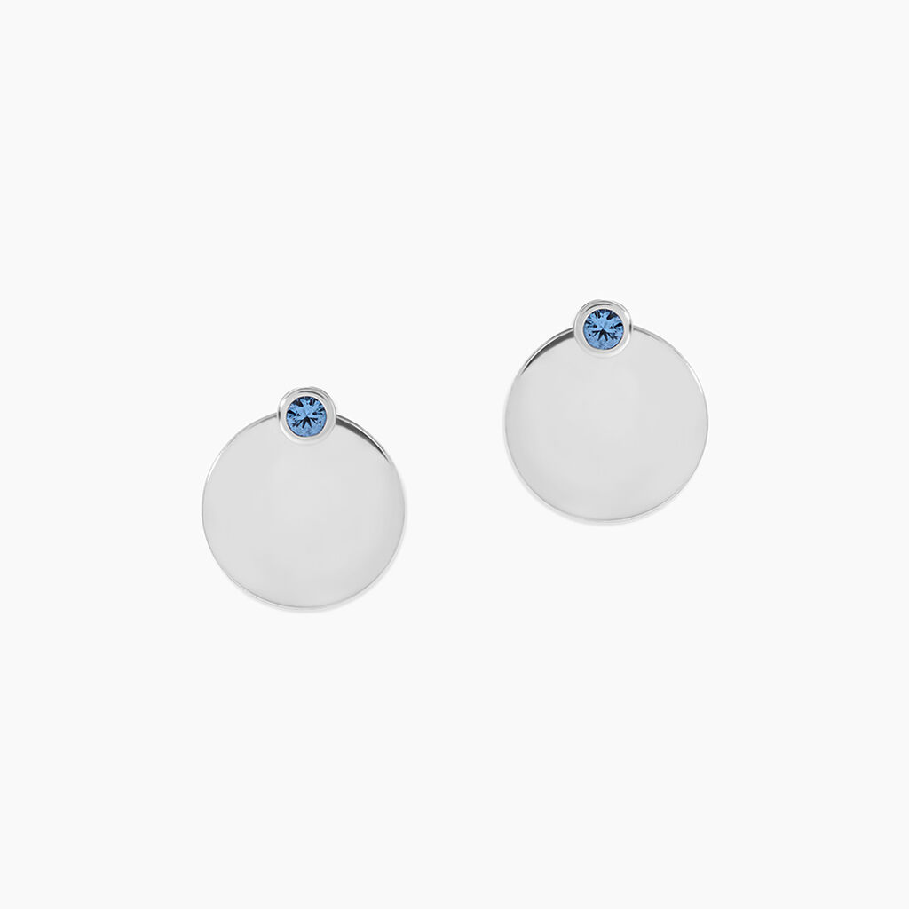 Bijoux D'oreilles Aleksandra Argent Blanc Oxyde De Zirconium - Piercings d'oreilles Femme | Marc Orian