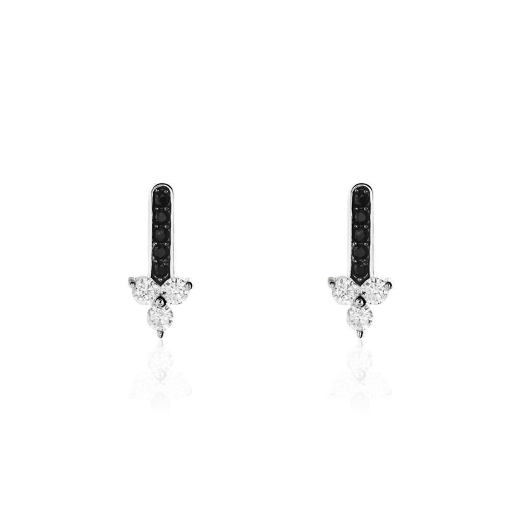 Boucles D'oreilles Puces Robinson Argent Oxydes De Zirconium - Puces Femme | Marc Orian