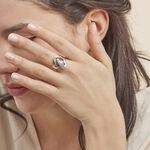 Bague Keissy Argent Oxyde De Zirconium - Bagues avec pierre Femme | Marc Orian