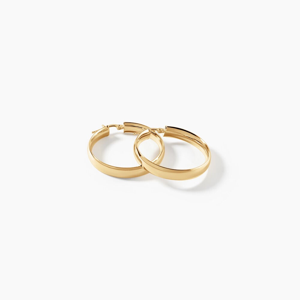 Cr&eacute;oles Terezia Argent Dor&eacute; A L'Or 750/1000 - Cr&eacute;oles Femme | Marc Orian
