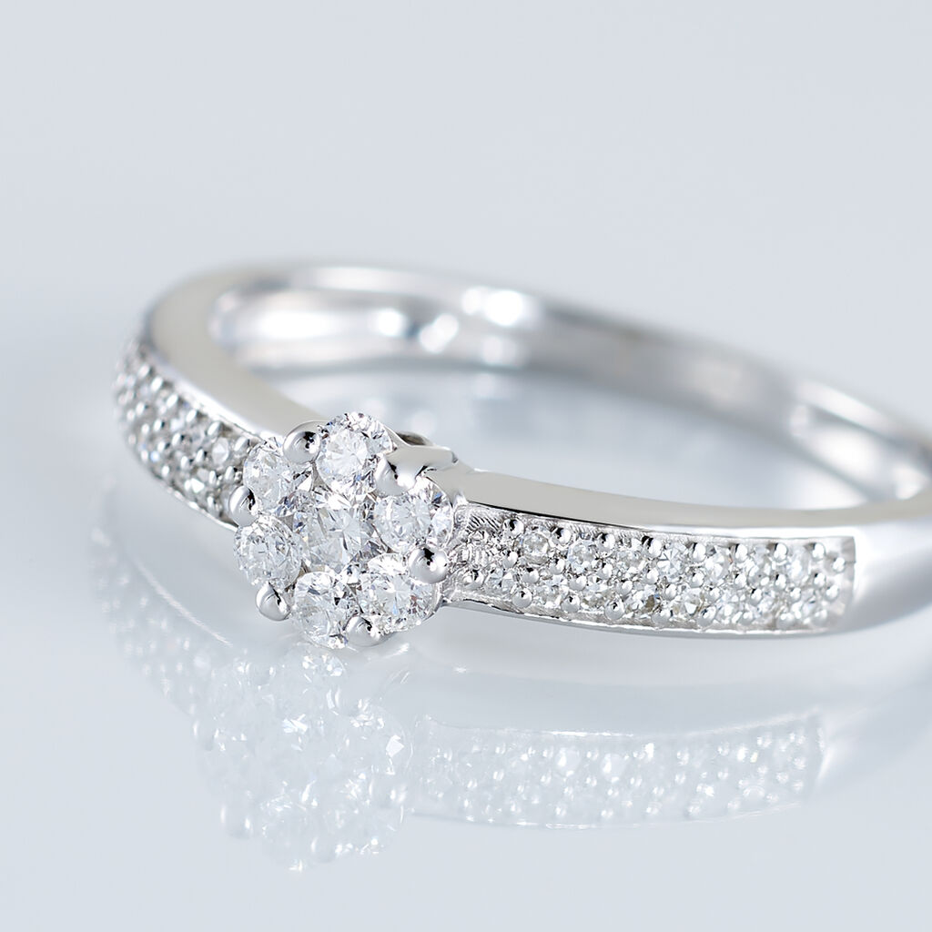 Bague Praya Or Blanc Diamant B3dfbdw3mlh Marc Orian Bijouterie En Ligne