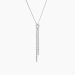 Collier Mayfair Argent Blanc Oxyde De Zirconium - Colliers avec pierres Femme | Marc Orian