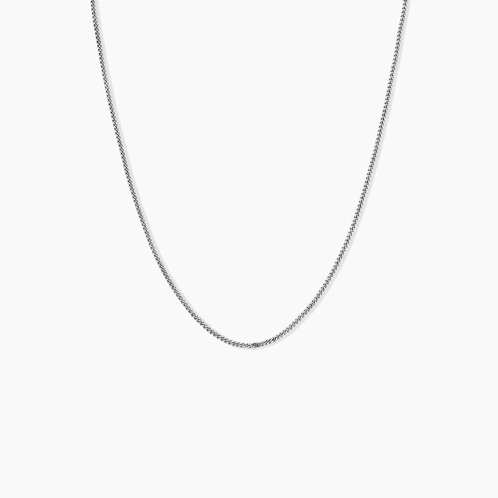 Cha&icirc;ne Clementine Argent Blanc - Colliers fantaisie Femme | Marc Orian