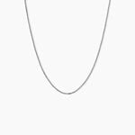 Cha&icirc;ne Clementine Argent Blanc - Colliers fantaisie Femme | Marc Orian