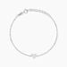 Bracelet Kelvyn Argent Blanc Oxyde De Zirconium - Bracelets chaînes Femme | Marc Orian