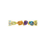 Bague Hortense Or Jaune Topaze P&eacute;ridot - Bagues pierres fines Femme | Marc Orian