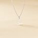 Pendentif Koulmia Trefle Diamante Or Blanc - Pendentifs Femme | Marc Orian