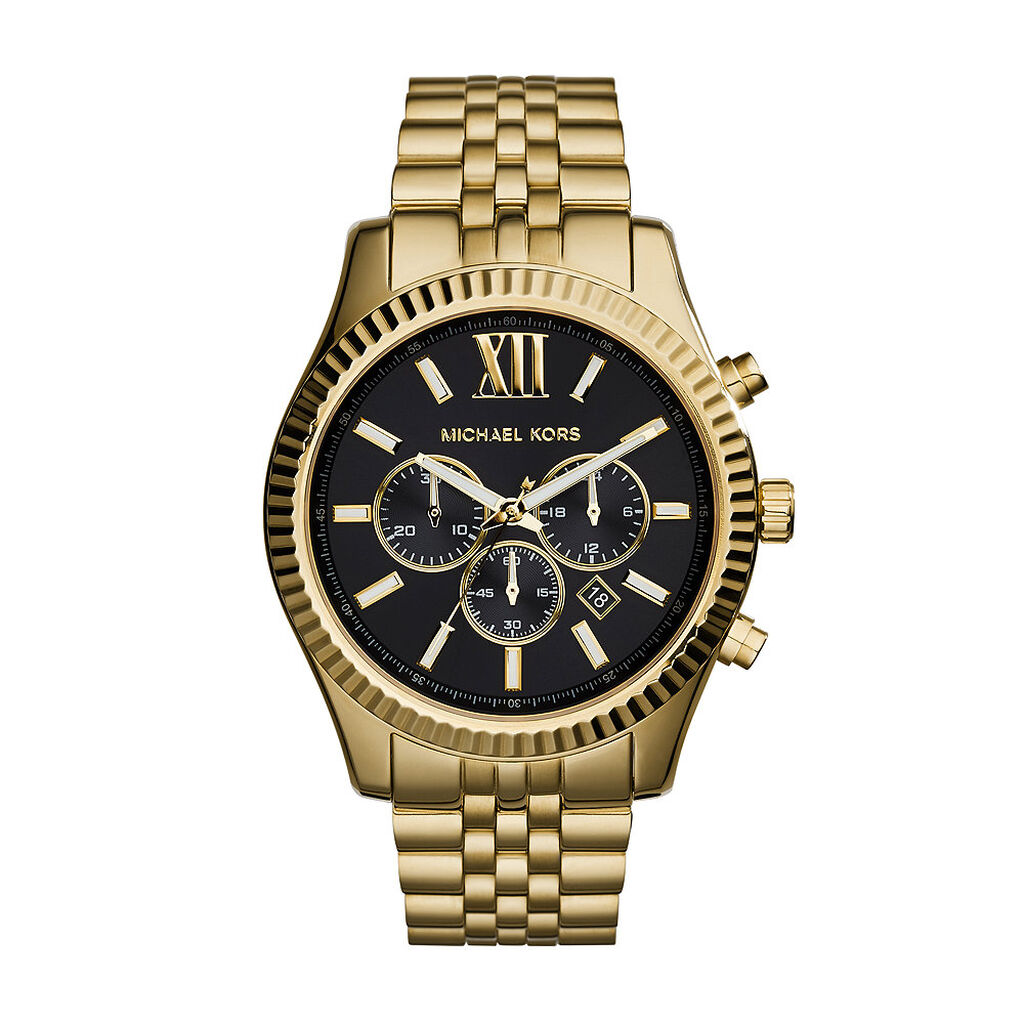 Montre Michael Kors Lexington Doré - Montres étanches Homme | Marc Orian