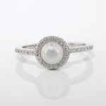 Bague Argent Blanc Suada Perle De Culture Oxyde De Zirconium - Bijoux fantaisie Femme | Marc Orian