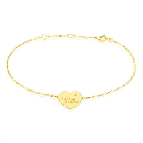 Bracelet Lynn Or Jaune Diamant - Bracelets cha&icirc;nes Femme | Marc Orian