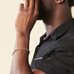 Bracelet Carlo Or Bicolore Maille Marine Ronde - Bracelets mailles Homme | Marc Orian