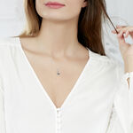Collier Romanne Or Blanc Diamant - Colliers avec pierres Femme | Marc Orian