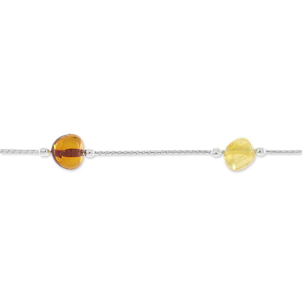 Bracelet Argent Blanc Siaae Ambres - Bracelets fantaisie Femme | Marc Orian