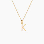 Pendentif Ionia Lettre Or Jaune - Pendentifs Famille | Marc Orian