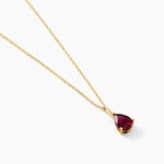 Collier Rhodolite Fever Or Jaune Rhodolite - Colliers avec pierres Femme | Marc Orian