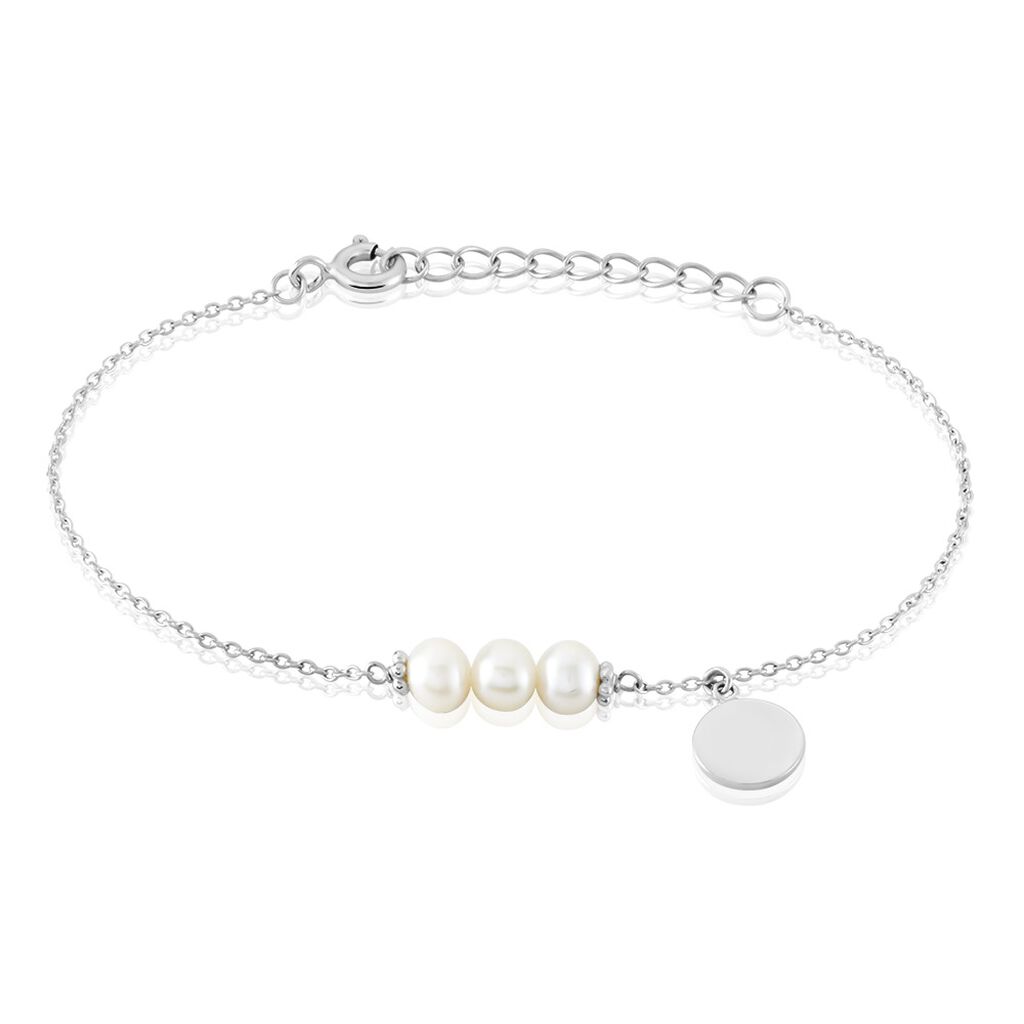 Bracelet Argent Letinno Perles - Bracelets chaînes Femme | Marc Orian