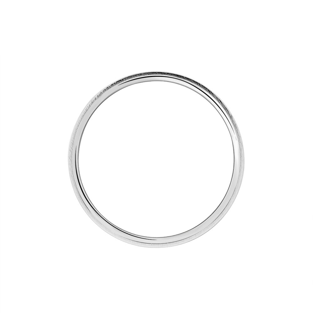 Bague Acier Blanc Lucas - Bagues grosses Femme | Marc Orian
