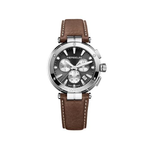 Montre Herbelin Newport Chrono Gris - Montres étanches Homme | Marc Orian