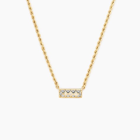 Collier Cordelia Or Bicolore Cristaux De Swarovski - Colliers avec pierres Femme | Marc Orian